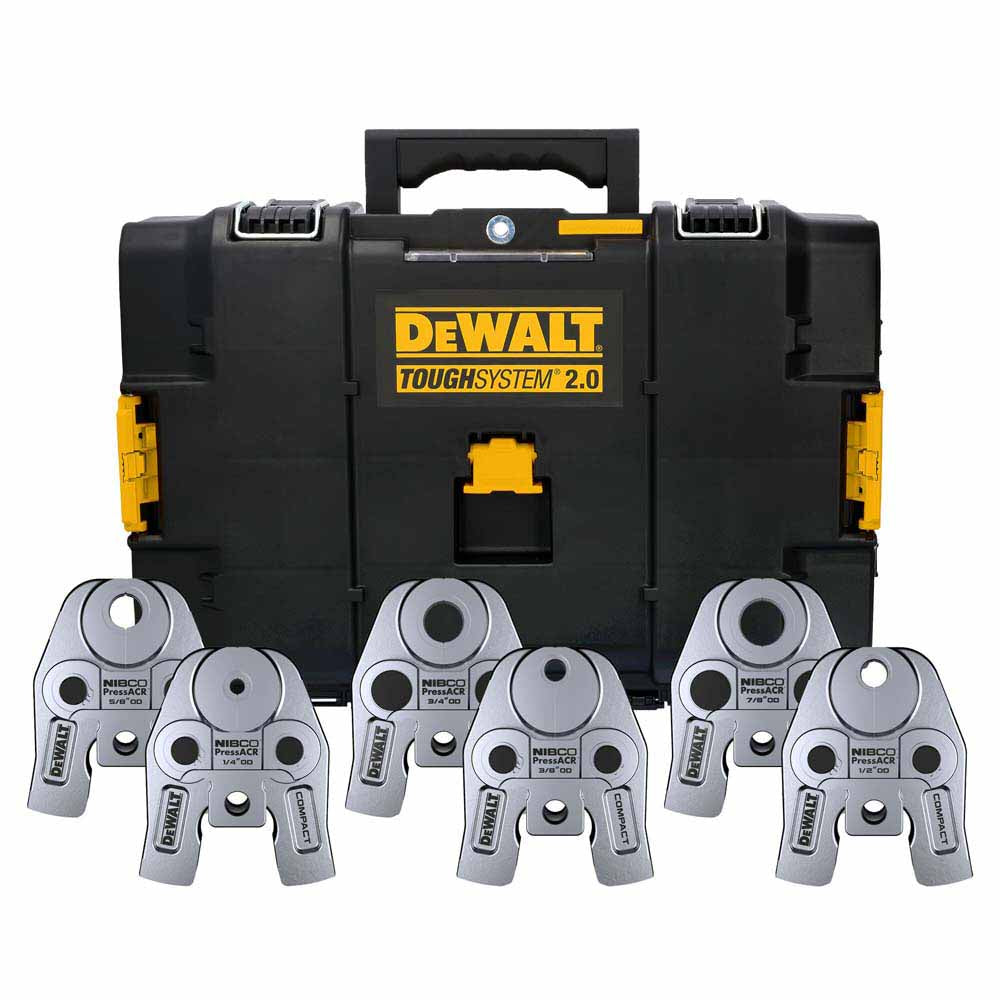 DeWalt DCE214K Dewalt 1/4" To 7/8" Compact Nibco Pressacr Press Jaw Kit