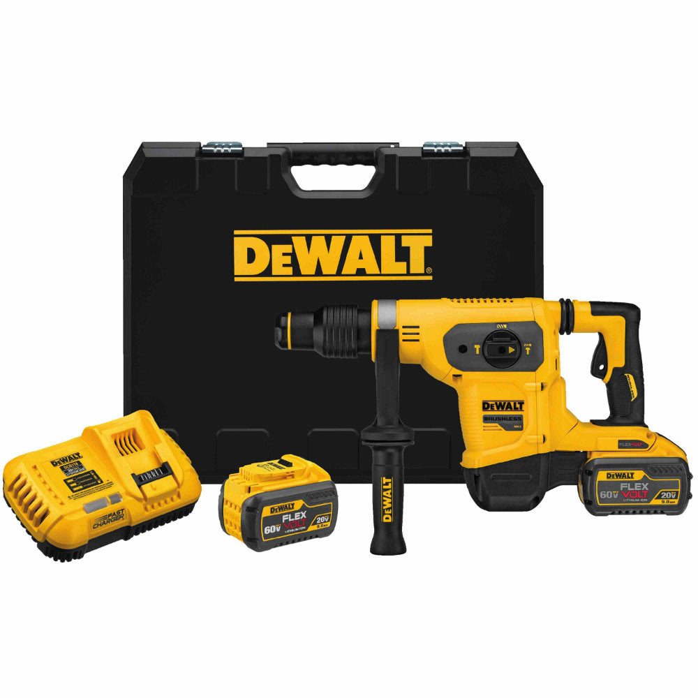 DeWalt DCH481X2 60V MAX Brushless 1-9/16" SDS MAX Combo Hammer (9.0 AH FV)