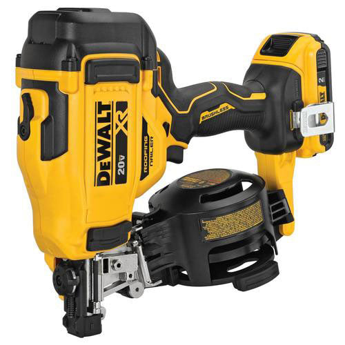 DeWalt DCN45RND1 20V Cordless Roofing Coil Nailer Kit 2.0Ah (15 Deg. 3/4" To 1-3/4") - 4