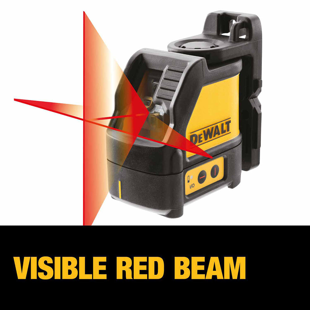 DeWalt DW088K Self Leveling Horizontal/Vertical RED Cross Line Laser Level DW088K-QU (USES 3 X AA) - 4