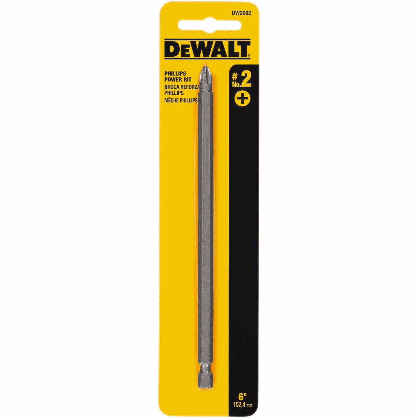 DeWalt DW2062 #2 Phillips 6" Power Bit - 2