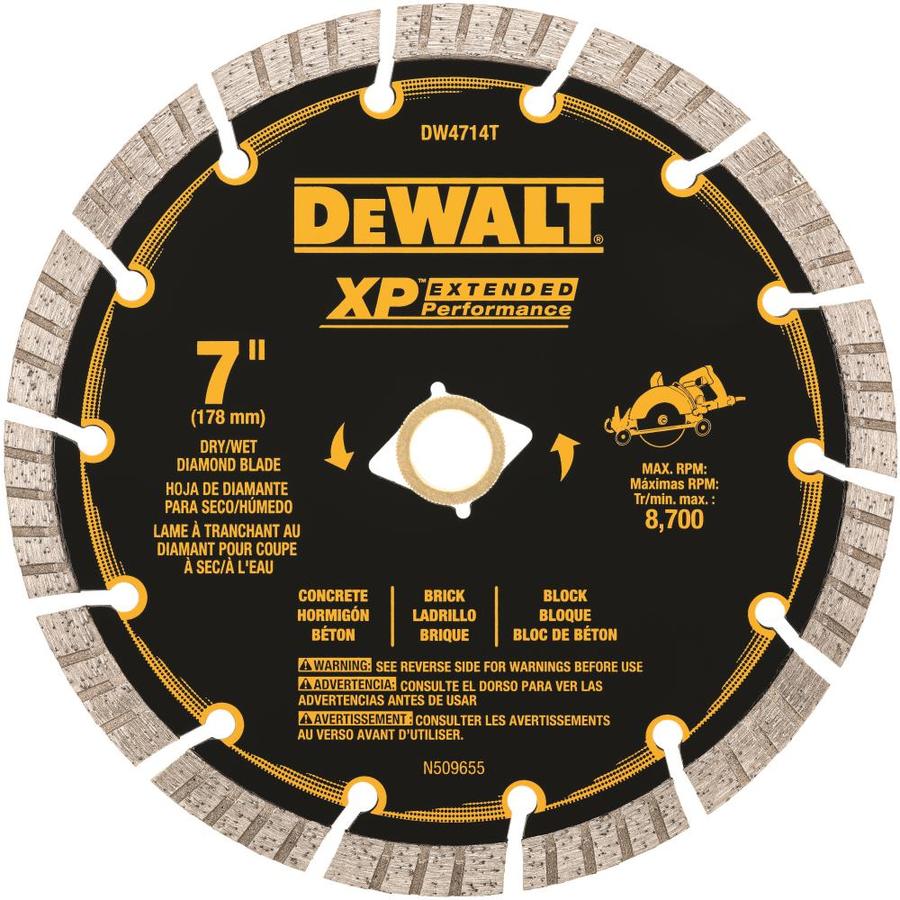 Dewalt DW4714T Turbo Segment XP 7" Diamond Blade