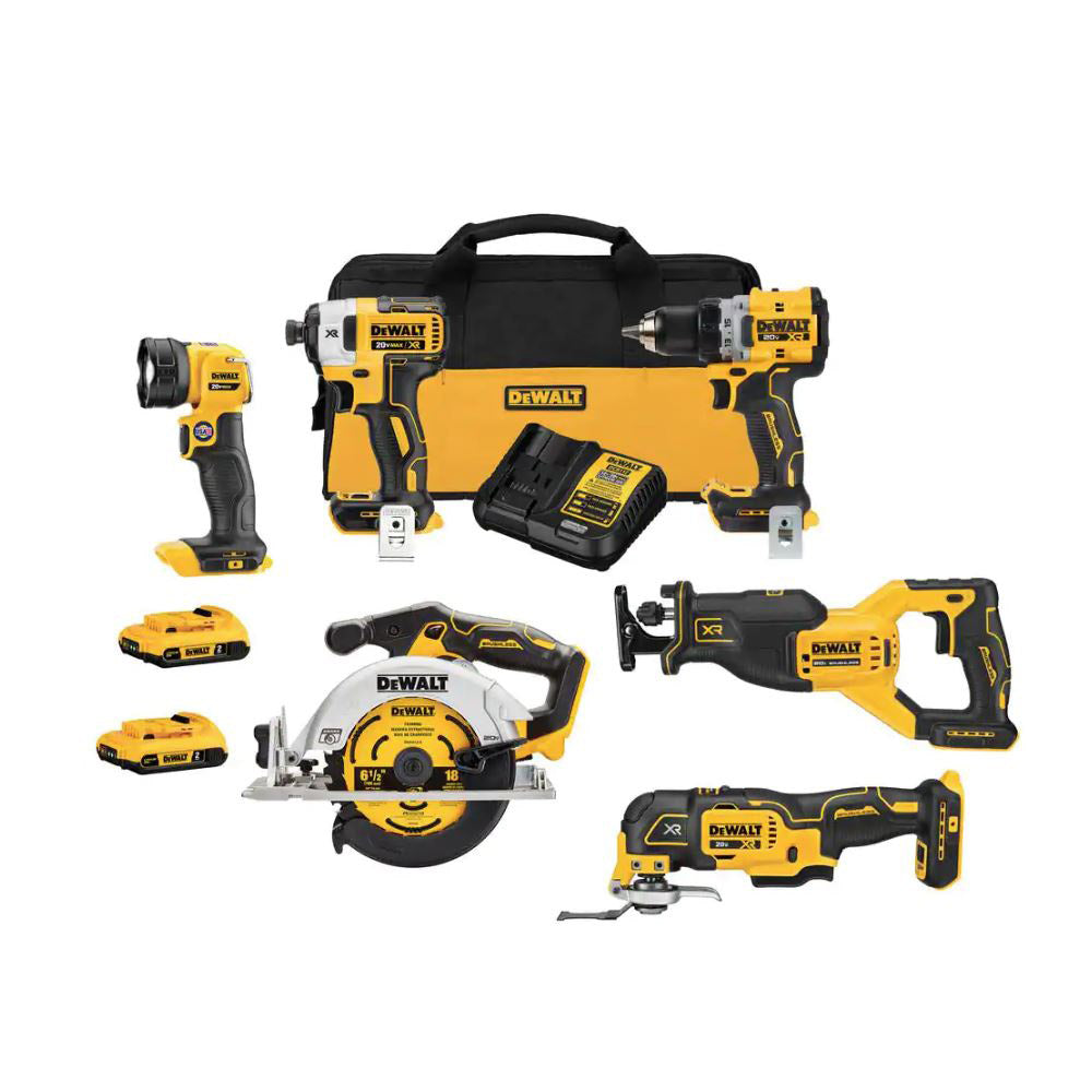 DeWalt DCK648D2 20V Brushless Cordless Combo Kit (6-Tool) with (2) 2.0