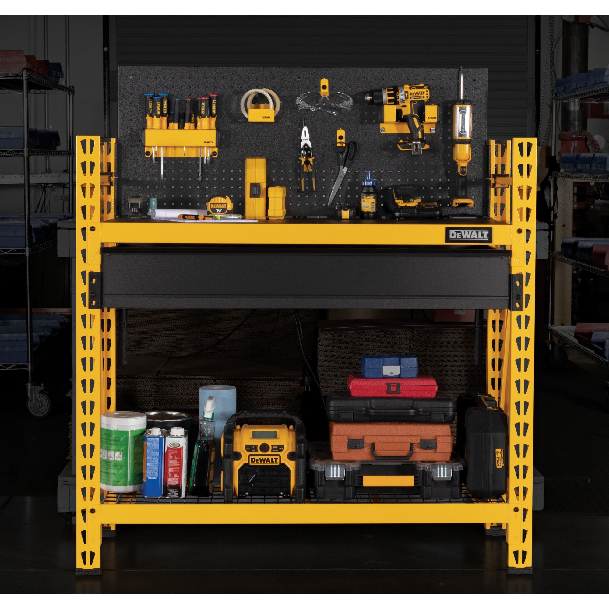 DEWALT Yellow 4-Tier Steel Garage Storage Shelving Unit (50, 45% OFF